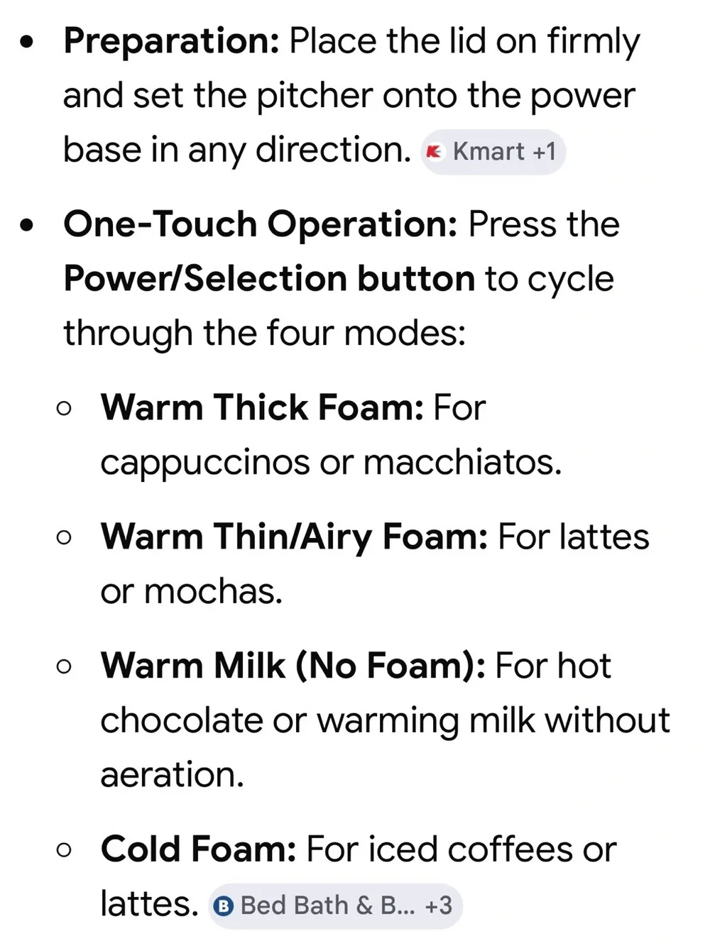 CWC Pink Milk Frother – Electric Milk Foam Maker